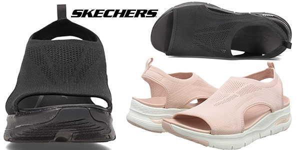 Chollo Sandalias Skechers Arch Fit - City Catch para mujer 
