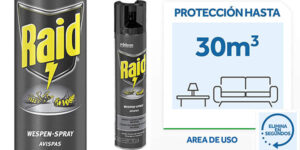 Chollo Spray insecticida Raid para avispas y avispones de 300 ml