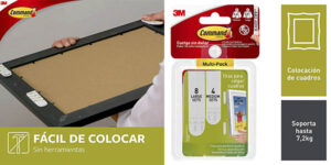 Command tiras velcro adhesivas pared chollo