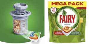 Fairy todo en uno cápsulas fragancia naranja chollo