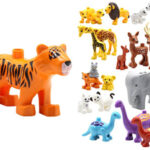 Figuras de animales compatibles con piezas de LEGO Duplo