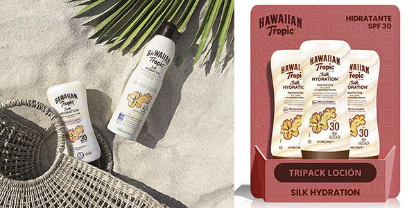 Hawaiian Tropic Silk crema protectora solar oferta
