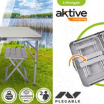 Mesa plegable de camping Aktive barata