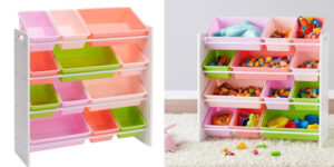 Organizador de juguetes Amazon Basics barato