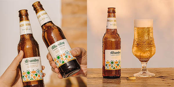 Pack 24 cervezas Alhambra Lager Singular de 25 cl