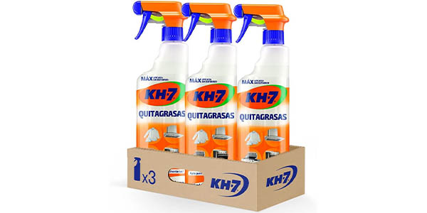 ▷ Chollo Pack x3 KH-7 Quitagrasas de 650 ml por sólo 9,21€ (-22%) ¡Top  ventas!