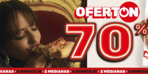 Telepizza promoción 70% descuento pizzas