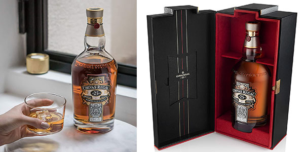 Whisky premium Chivas Regal 25 Años de 700 ml barato