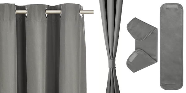 Amazon Basics cortinas opacas oferta