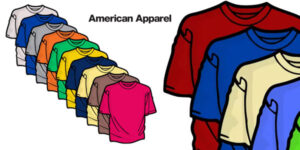 American Apparel Gildan camisetas baratas