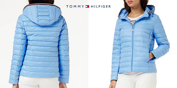 ▷ Chollazo Chaqueta Tommy Hilfiger TH ESS LW Down Jacket para mujer (Tallas  hasta la 3XL) por sólo 67,41€ con envío gratis (-66%)
