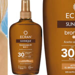 Chollo Aceite bronceador Ecran Sunnique Broncea+ SPF30 de 200 ml