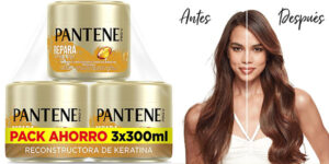 Chollo Pack x3 Mascarilla Pantene Pro-V Repara y Protege para pelo seco de 300 ml