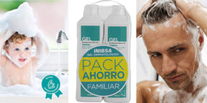 Chollo Pack x4 Gel de ducha dermatológico Inibsa de 1.000 ml