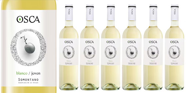 Chollo Pack de 6 botellas de vino blanco Osca con DOCa Somontano de 75 cl 