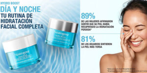Chollo Pack de rutina facial Neutrogena Hydro Boost con gel de día y mascarilla de noche de 50 ml