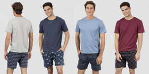 Chollo Flash: Pijama corto Tramas de algodón 100% para hombre en varios modelos