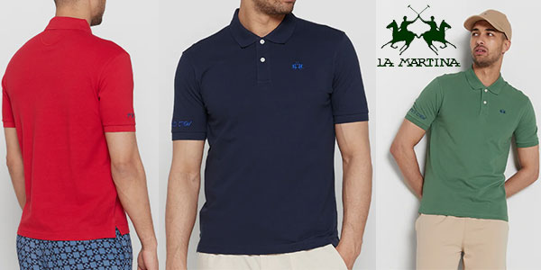 Chollo Polo La Martina en varios colores para hombre