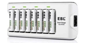 EBL 808a cargador pilas AA recargables oferta