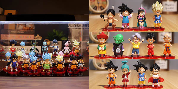 Pack 16 mini figuras de Dragon Ball