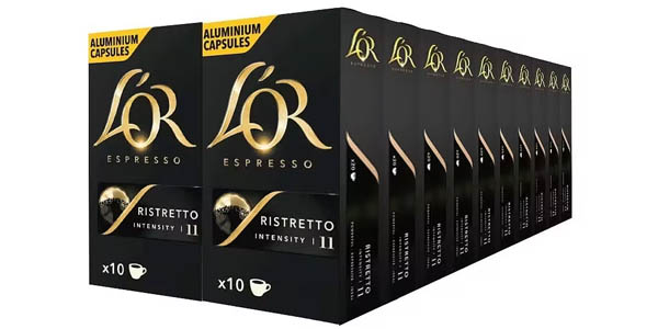 Pack x200 Cápsulas de café L'Or Espresso Ristretto Intensidad 11