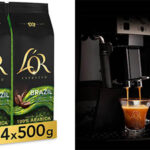 Pack x4 Café en grano L'OR Espresso Brazil