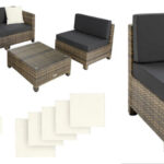 Set muebles de Jardín Tectake 800804 chollo