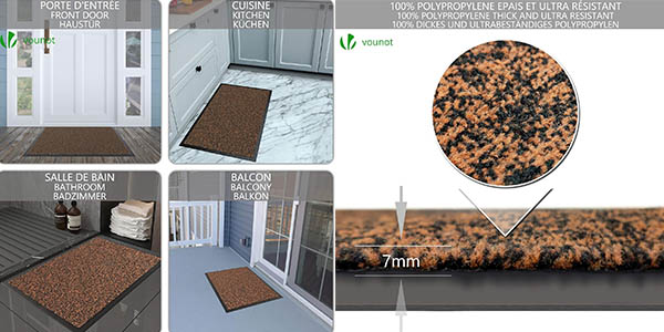 Vounot felpudo entrada resistente oferta