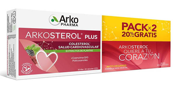 cápsulas Arkosterol levadura roja arroz pack oferta