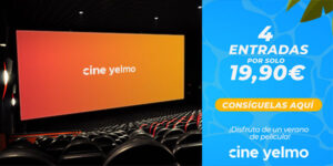 Chollo Bono 4 entradas para Yelmo Cines