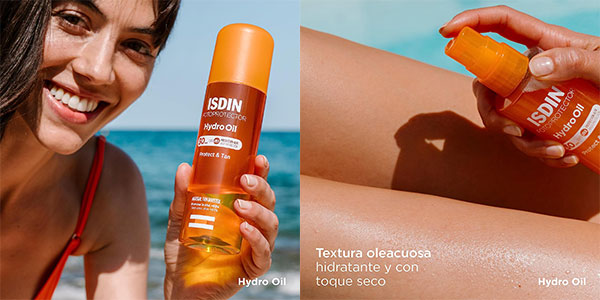 Chollo Fotoprotector Isdin HydroOil SPF 30 de 200 ml 