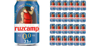 Chollo Pack de 24 latas de cerveza Cruzcampo 0,0 de 33 cl