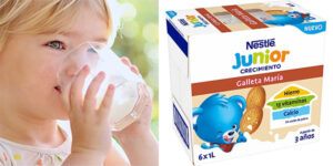 Chollo Pack x6 Leche Nestlé Junior Crecimiento Galleta María de 1 litro