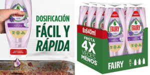 Chollo Pack x8 Lavavajillas Fairy Lavanda y Romero de 640 ml