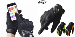 Guantes de verano para moto SUOMY con función táctil