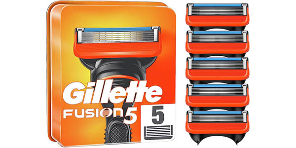 Pack Gillette Fusion5 de 5 recambios