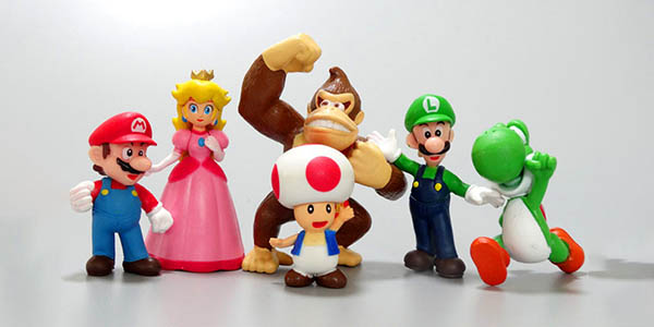 Pack de 6 figuras de Super Mario Bros