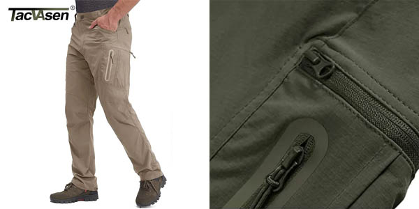 Pantalones tácticos multibolsillos para hombre