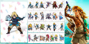 Chollo Pack de 26 mini tarjetas Amiibo Zelda Tears of the Kingdom
