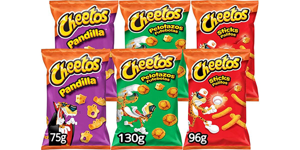 Chollo Pack de 6 bolsas de aperitivos Cheetos 