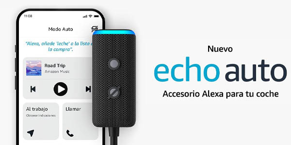 ▷ Chollo Nuevo Echo Auto (2ª gen) para añadir Alexa a tu coche por sólo  34,99€ con envío gratis (-50%)