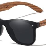 Gafas de sol polarizadas unisex con patillas de madera