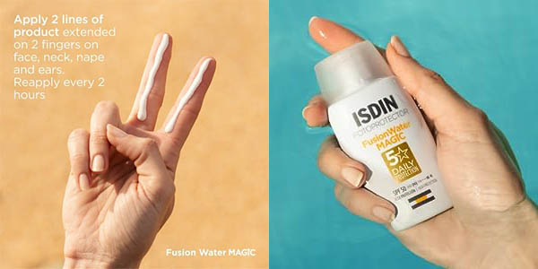 Protector solar facial Isdin Fusion Water Magic SPF 50