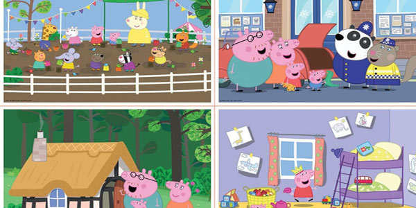 Puzles progresivos peppa pig en oferta