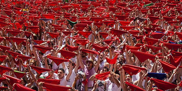 Sanfermines fiesta popular España