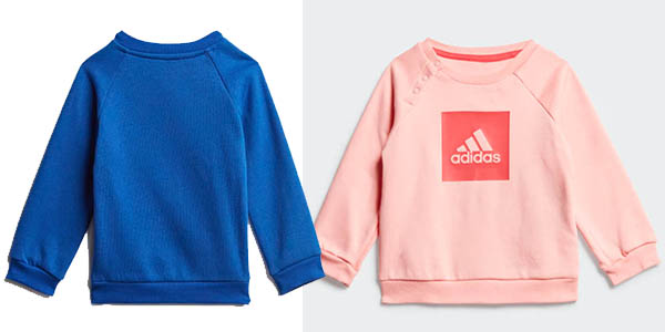 Adidas 3 bandas Fleece chándal infantil oferta