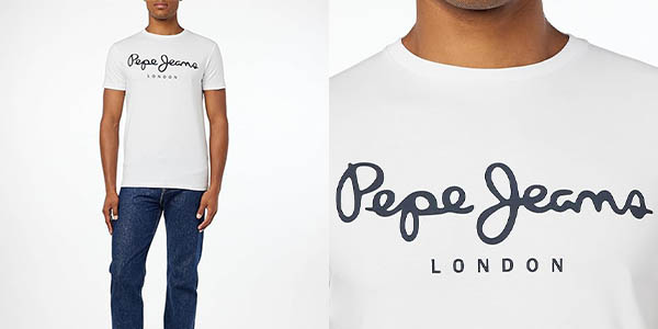 Pepe Jeans Original Stretch N T-Shirt para Hombre: : Moda
