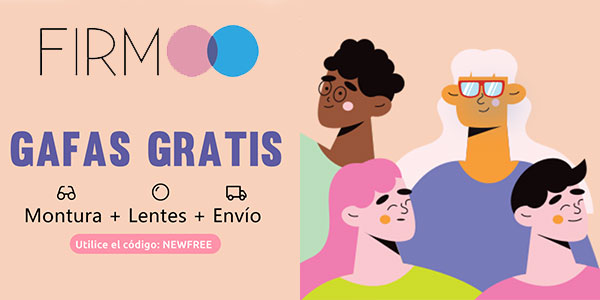 100 Gafas graduadas gratis AL DÍA en Firmoo con cupón NEWFREE