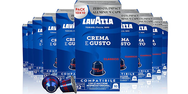 Chollo Pack de 100 cápsulas de café Lavazza Crema e Gusto Classico