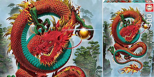 Chollo Puzle Educa El Dragón de la Buena Suerte de 500 piezas